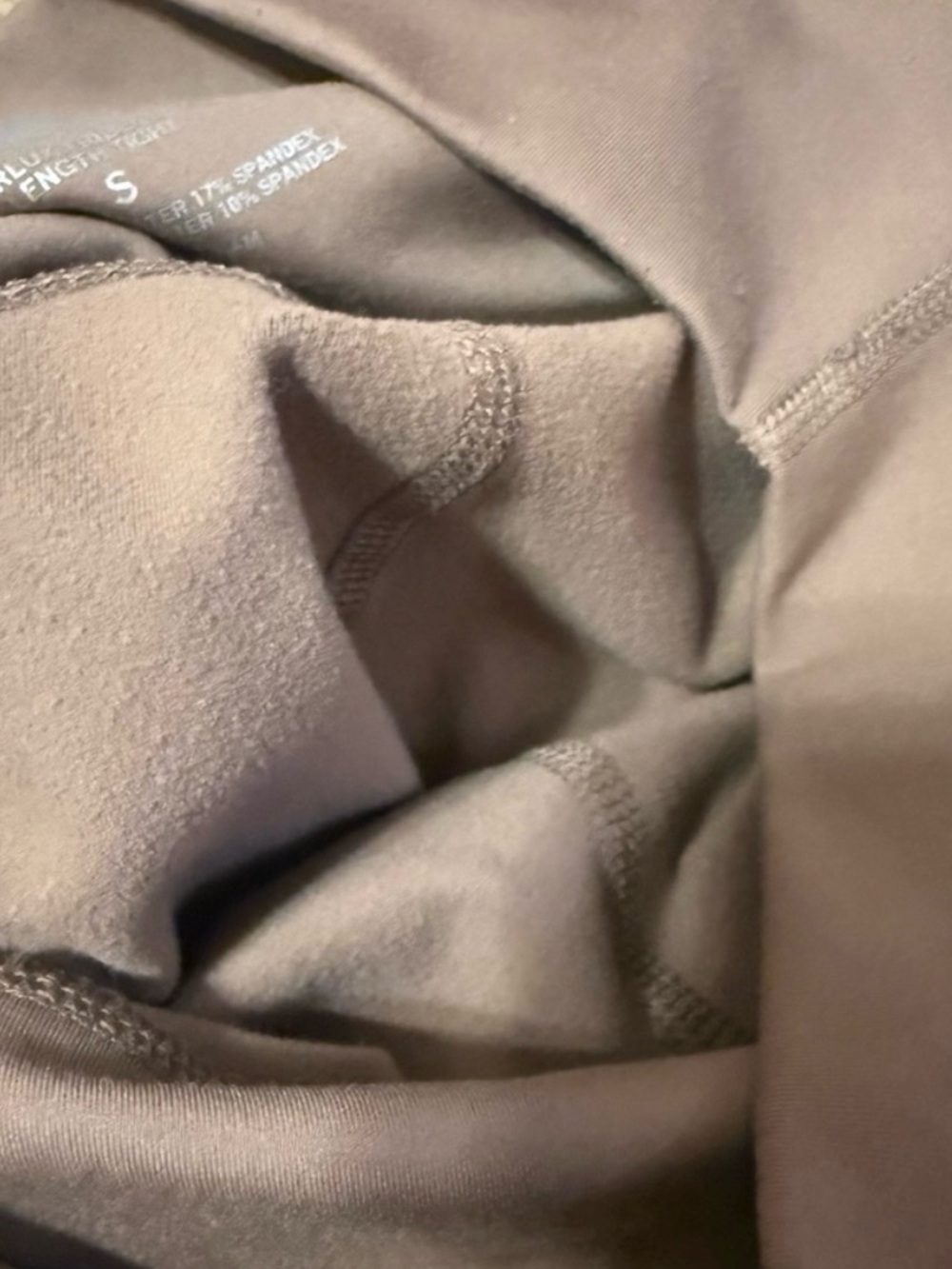 Yogalicious Polarlux Tribeca Fleece Leggings S Brown High Rise Pockets NWOT - Picture 5 of 5